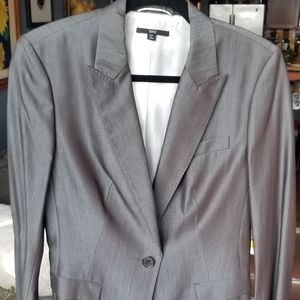 Hugo Boss | LAST CALL Gray Sateen Blazer